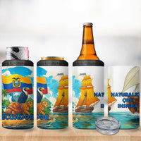 Ecuador 4 in 1 Can Cooler Tumbler with Wildlife and Flag Landscape Design - Wonder Print Shop