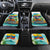 Ecuador Car Mats with Wildlife and Flag Landscape Design - Wonder Print Shop