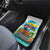 Ecuador Car Mats with Wildlife and Flag Landscape Design - Wonder Print Shop