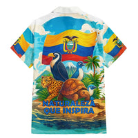 Ecuador Family Matching Mermaid Dress and Hawaiian Shirt with Wildlife and Flag Landscape Design - Wonder Print Shop