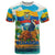 Ecuador T Shirt with Wildlife and Flag Landscape Design - Wonder Print Shop
