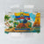 Ecuador Tablecloth with Wildlife and Flag Landscape Design - Wonder Print Shop