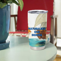Ecuador Tumbler Cup with Wildlife and Flag Landscape Design - Wonder Print Shop