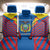 Ecuador Back Car Seat Cover with Coat of Arms and Bold Stripe Design - Wonder Print Shop