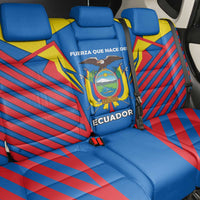 Ecuador Back Car Seat Cover with Coat of Arms and Bold Stripe Design - Wonder Print Shop