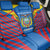 Ecuador Back Car Seat Cover with Coat of Arms and Bold Stripe Design - Wonder Print Shop