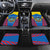 Ecuador Car Mats with Coat of Arms and Bold Stripe Design - Wonder Print Shop