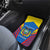 Ecuador Car Mats with Coat of Arms and Bold Stripe Design - Wonder Print Shop