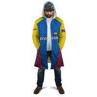 Ecuador Cloak with Coat of Arms and Bold Stripe Design - Wonder Print Shop