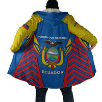 Ecuador Cloak with Coat of Arms and Bold Stripe Design - Wonder Print Shop