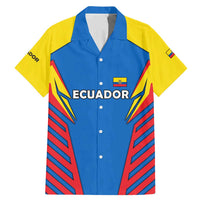 Ecuador Family Matching Mermaid Dress and Hawaiian Shirt with Coat of Arms and Bold Stripe Design - Wonder Print Shop