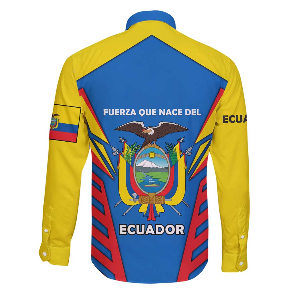 Ecuador Family Matching Mermaid Dress and Hawaiian Shirt with Coat of Arms and Bold Stripe Design - Wonder Print Shop