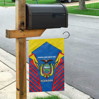 Ecuador Garden Flag with Coat of Arms and Bold Stripe Design - Wonder Print Shop