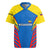 Ecuador Rugby Jersey with Coat of Arms and Bold Stripe Design - Wonder Print Shop
