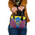 Ecuador Shoulder Handbag with Coat of Arms and Bold Stripe Design - Wonder Print Shop