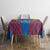 Ecuador Tablecloth with Coat of Arms and Bold Stripe Design - Wonder Print Shop