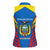 Ecuador Women Sleeveless Polo Shirt with Coat of Arms and Bold Stripe Design - Wonder Print Shop