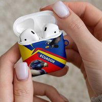 Ecuador AirPods Case with Andean Condor and Chevron Stripe Design - Wonder Print Shop