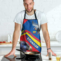 Ecuador Apron with Andean Condor and Chevron Stripe Design - Wonder Print Shop