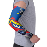 Ecuador Arm Sleeves with Andean Condor and Chevron Stripe Design - Wonder Print Shop