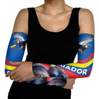 Ecuador Arm Sleeves with Andean Condor and Chevron Stripe Design - Wonder Print Shop
