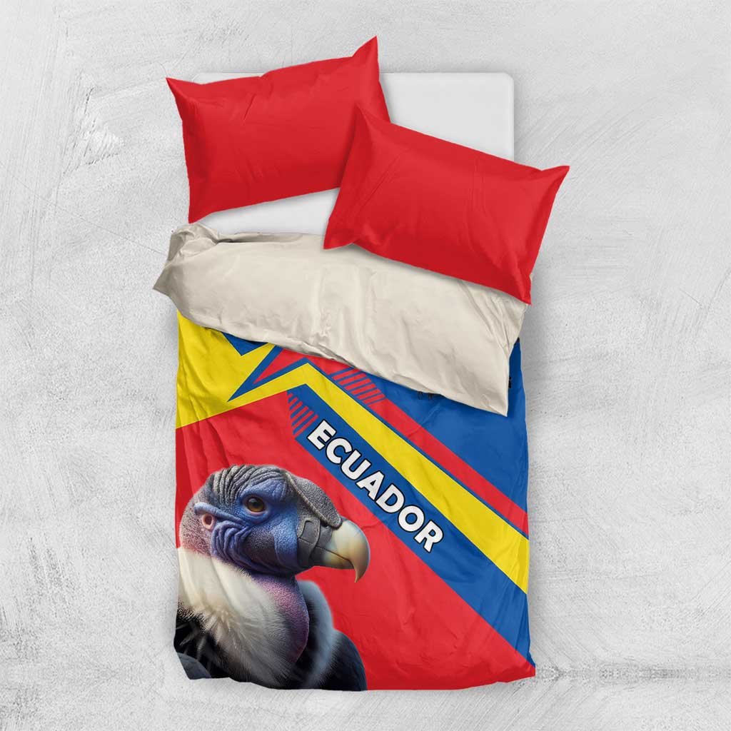 Ecuador Bedding Set with Andean Condor and Chevron Stripe Design - Wonder Print Shop