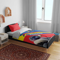 Ecuador Bedding Set with Andean Condor and Chevron Stripe Design - Wonder Print Shop