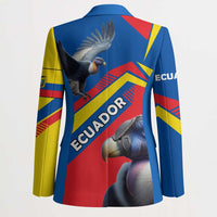 Ecuador Blazer with Andean Condor and Chevron Stripe Design - Wonder Print Shop