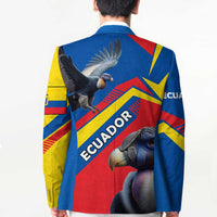Ecuador Blazer with Andean Condor and Chevron Stripe Design - Wonder Print Shop