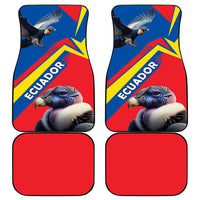 Ecuador Car Mats with Andean Condor and Chevron Stripe Design - Wonder Print Shop