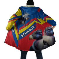 Ecuador Cloak with Andean Condor and Chevron Stripe Design - Wonder Print Shop