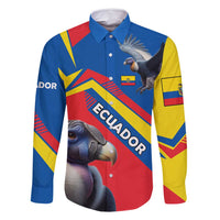 Ecuador Family Matching Mermaid Dress and Hawaiian Shirt with Andean Condor and Chevron Stripe Design - Wonder Print Shop