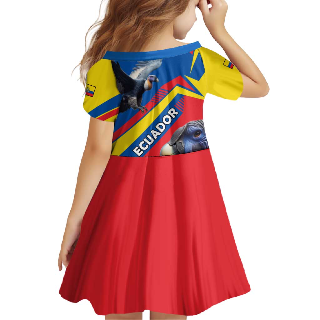 Ecuador Family Matching Off Shoulder Maxi Dress and Hawaiian Shirt with Andean Condor and Chevron Stripe Design - Wonder Print Shop