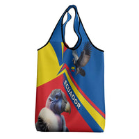 Ecuador Grocery Bag with Andean Condor and Chevron Stripe Design - Wonder Print Shop