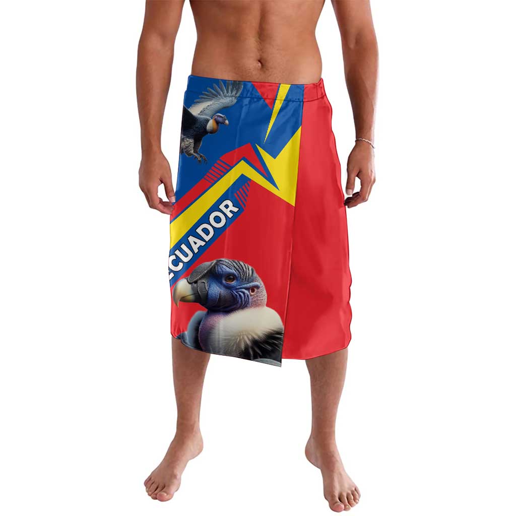 Ecuador Lavalava with Andean Condor and Chevron Stripe Design - Wonder Print Shop