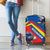 Ecuador Luggage Cover with Andean Condor and Chevron Stripe Design - Wonder Print Shop