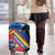 Ecuador Luggage Cover with Andean Condor and Chevron Stripe Design - Wonder Print Shop