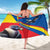 Ecuador Sarong with Andean Condor and Chevron Stripe Design - Wonder Print Shop