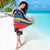 Ecuador Sarong with Andean Condor and Chevron Stripe Design - Wonder Print Shop