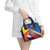 Ecuador Shoulder Handbag with Andean Condor and Chevron Stripe Design - Wonder Print Shop