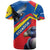 Ecuador T Shirt with Andean Condor and Chevron Stripe Design - Wonder Print Shop