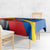 Ecuador Tablecloth with Andean Condor and Chevron Stripe Design - Wonder Print Shop