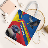 Ecuador Tote Bag with Andean Condor and Chevron Stripe Design - Wonder Print Shop