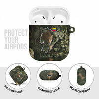 Ecuador AirPods Case with Jaguar Rainforest Map Design - Wonder Print Shop