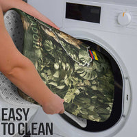 Ecuador Bathroom Set with Jaguar Rainforest Map Design - Wonder Print Shop