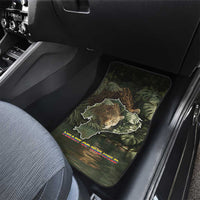 Ecuador Car Mats with Jaguar Rainforest Map Design - Wonder Print Shop