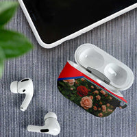 Ecuador AirPods Case with Rose Garden and Floral Texture Design - Wonder Print Shop