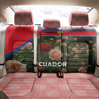Ecuador Back Car Seat Cover with Rose Garden and Floral Texture Design - Wonder Print Shop