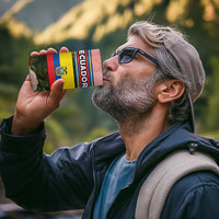 Ecuador 4 in 1 Can Cooler Tumbler with Rose Garden and Floral Texture Design - Wonder Print Shop