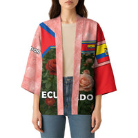 Ecuador Kimono with Rose Garden and Floral Texture Design - Wonder Print Shop